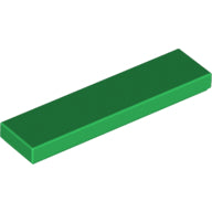 LEGO® los onderdeel Tegel Algemeen in kleur Groen 2431
