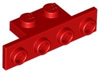 LEGO® los onderdeel Beugel in kleur Rood 2436