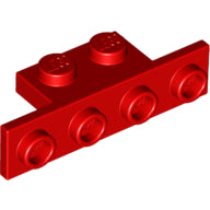 LEGO® los onderdeel Beugel in kleur Rood 2436