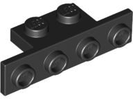 LEGO® los onderdeel Beugel in kleur Zwart 2436