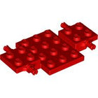 LEGO® los onderdeel Onderstel in kleur Rood 2441