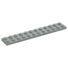 LEGO® los onderdeel Plaat Algemeen in kleur Lichtgrijs 2445