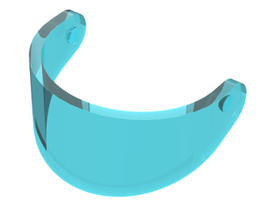 LEGO® Hoofddeksel Accessoire Doorzichtig Lichtblauw 2447