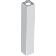 Plaatje in Gallery viewer laden, LEGO® los onderdeel Steen in kleur Wit 2453b
