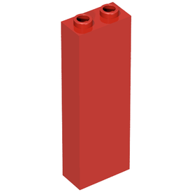 LEGO® los onderdeel Steen in kleur Rood 2454