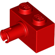 Plaatje in Gallery viewer laden, LEGO® los onderdeel Steen Aangepast in kleur Rood 2458