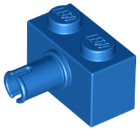 Plaatje in Gallery viewer laden, LEGO® los onderdeel Steen Aangepast in kleur Blauw 2458