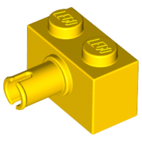 LEGO® los onderdeel Steen Aangepast in kleur Geel 2458