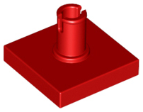 LEGO® los onderdeel Tegel Aangepast in kleur Rood 2460