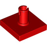 LEGO® los onderdeel Tegel Aangepast in kleur Rood 2460