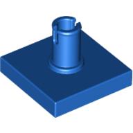 LEGO® los onderdeel Tegel Aangepast in kleur Blauw 2460