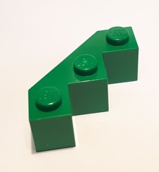 LEGO® los onderdeel Steen Aangepast in kleur Groen 2462