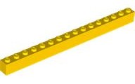 Plaatje in Gallery viewer laden, LEGO® los onderdeel Steen in kleur Geel 2465