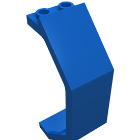 LEGO® los onderdeel Paneel in kleur Blauw 2466