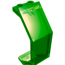 Plaatje in Gallery viewer laden, LEGO® los onderdeel Paneel in kleur Doorzichtig Groen 2466