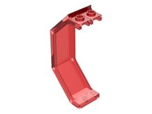 Plaatje in Gallery viewer laden, LEGO® los onderdeel Paneel in kleur Doorzichtig Rood 2466