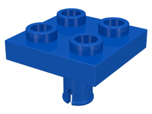 Plaatje in Gallery viewer laden, LEGO® los onderdeel Plaat Aangepast in kleur Blauw 2476