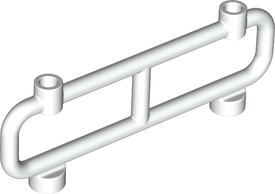 LEGO® los onderdeel Staaf in kleur Wit 2486