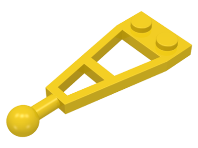 LEGO® los onderdeel Plaat Aangepast in kleur Geel 2508