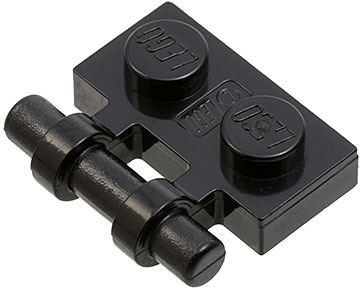 LEGO® los onderdeel Plaat Aangepast in kleur Zwart 2540