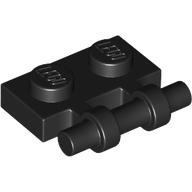 LEGO® los onderdeel Plaat Aangepast in kleur Zwart 2540