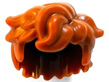 Plaatje in Gallery viewer laden, LEGO® los onderdeel Haar in kleur Donker Oranje 25412
