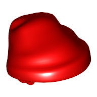 Plaatje in Gallery viewer laden, LEGO® los onderdeel Hoofddeksels in kleur Rood x70
