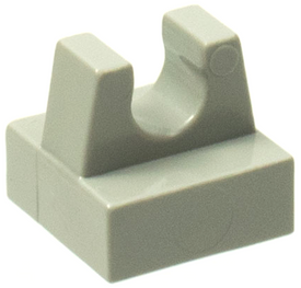 LEGO® los onderdeel Tegel Aangepast in kleur Lichtgrijs 2555