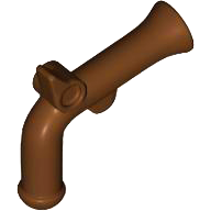 Plaatje in Gallery viewer laden, LEGO® los onderdeel Wapen in kleur Bruin 2562