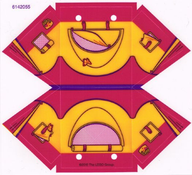 LEGO® los onderdeel Plastic in kleur Magenta 25651
