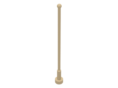 LEGO® los onderdeel Antenne in kleur Geelbruin 2569