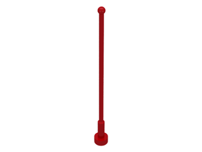 LEGO® los onderdeel Antenne in kleur Rood 2569