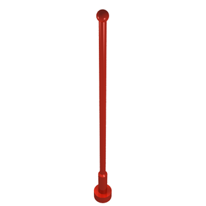 LEGO® los onderdeel Antenne in kleur Rood 2569