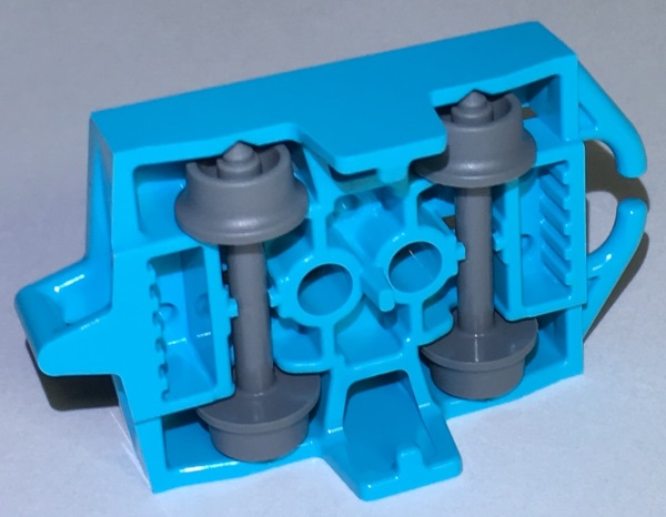 LEGO® los onderdeel Onderstel Medium Azuurblauw 26021c01