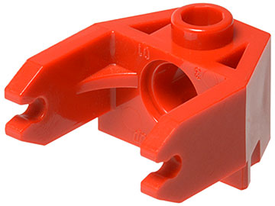 LEGO® los onderdeel Magneet in kleur Rood 2607