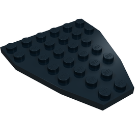 LEGO® los onderdeel Wig Plaat in kleur Zwart 2625