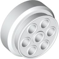 LEGO® los onderdeel Wiel in kleur Wit 2695