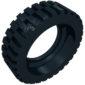LEGO® los onderdeel Band in kleur Zwart 2696