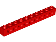 Plaatje in Gallery viewer laden, LEGO® los onderdeel Technische Steen in kleur Rood 2730