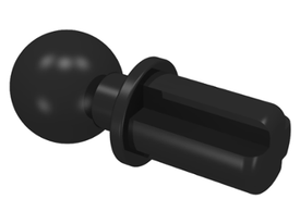 LEGO® los onderdeel Technische As in kleur Zwart 2736