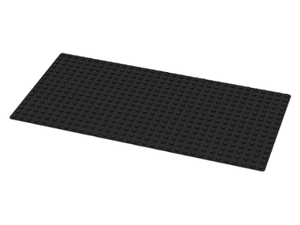 LEGO® los onderdeel Grondplaat in kleur Zwart 3857