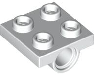Plaatje in Gallery viewer laden, LEGO® los onderdeel Plaat Aangepast in kleur Wit 2817