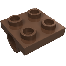 Plaatje in Gallery viewer laden, LEGO® los onderdeel Plaat Aangepast in kleur Bruin 2817