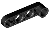 Plaatje in Gallery viewer laden, LEGO® los onderdeel Technische Hefbalk in kleur Zwart 2825