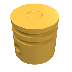 LEGO® los onderdeel Technisch Helder Licht Oranje 2851