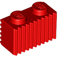 Plaatje in Gallery viewer laden, LEGO® los onderdeel Steen Aangepast in kleur Rood 2877