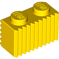 LEGO® los onderdeel Steen Aangepast in kleur Geel 2877