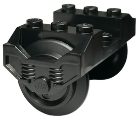 LEGO® los onderdeel Wiel in kleur Zwart 2878c02