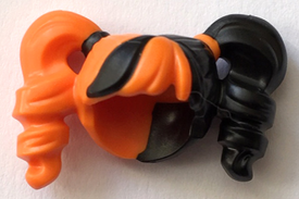 LEGO® los onderdeel Haar in kleur Oranje 28798pb01