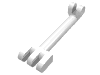 LEGO® los onderdeel Scharnier in kleur Wit 2880